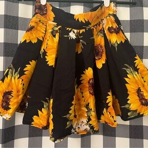 Floral Sunflower Skirt